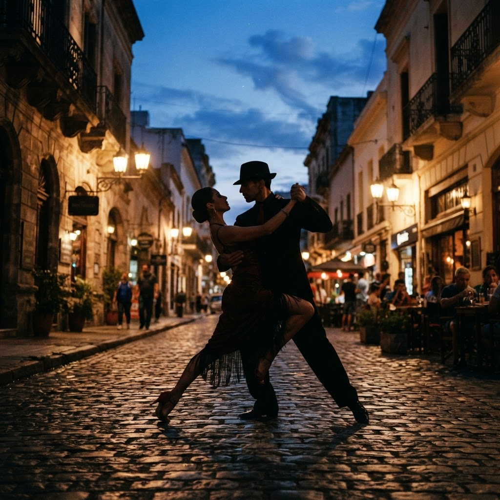Bailarines de tango en Buenos Aires